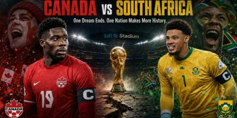 Nam Phi vs Canada đều sở hữu 4 điểm ở vòng bảng